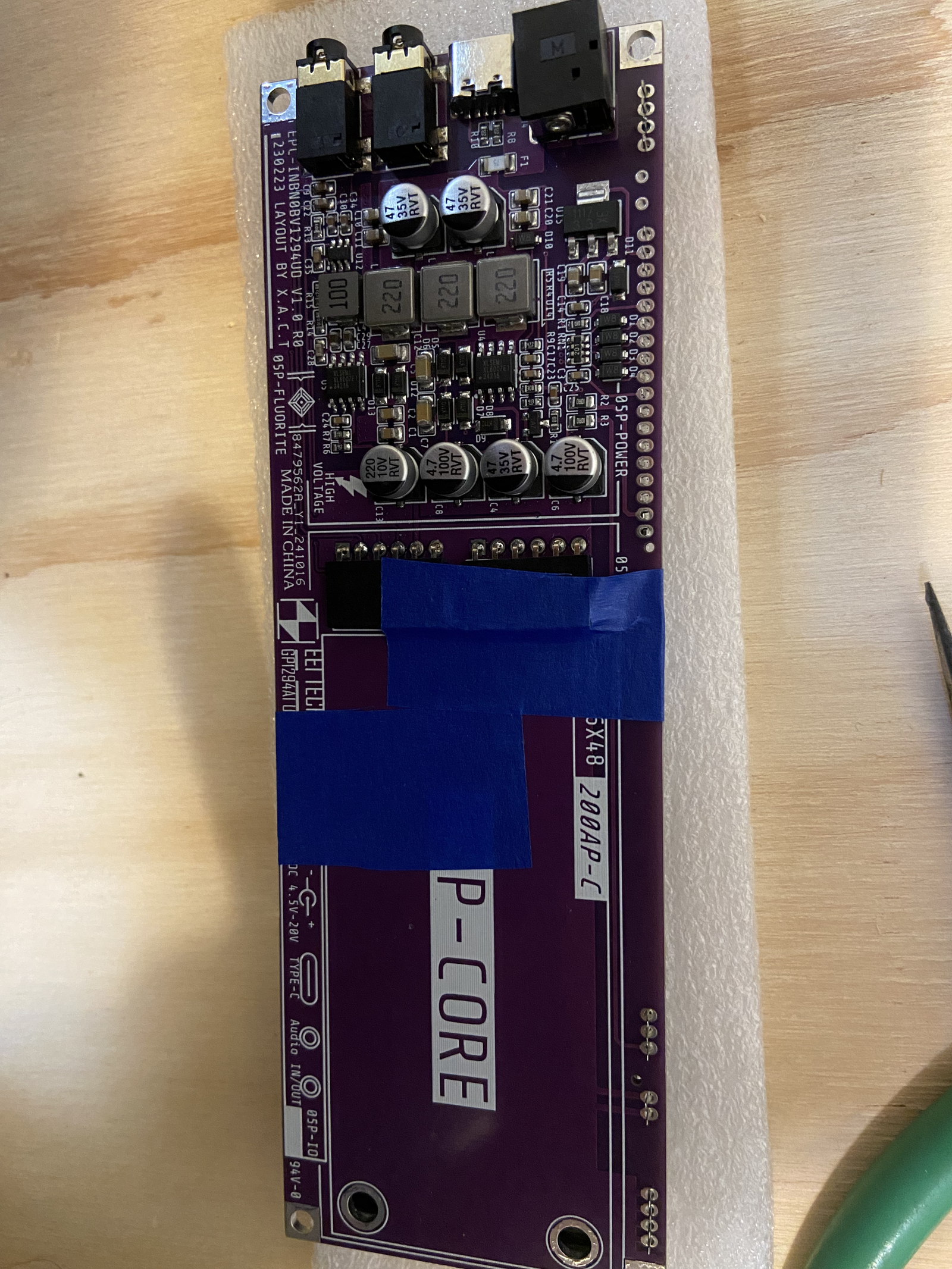 Vacuum Fluorescent Display (VFD) Assembly - Driver module PCBA + Futaba Display (recycled)