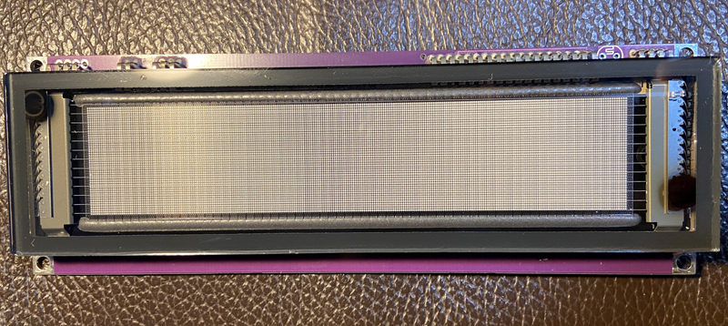 Vacuum Fluorescent Display (VFD) Assembly - Driver module PCBA + Futaba Display (recycled)